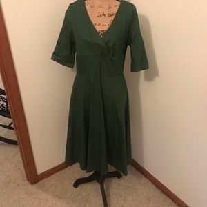 Vintage Style Green Dress